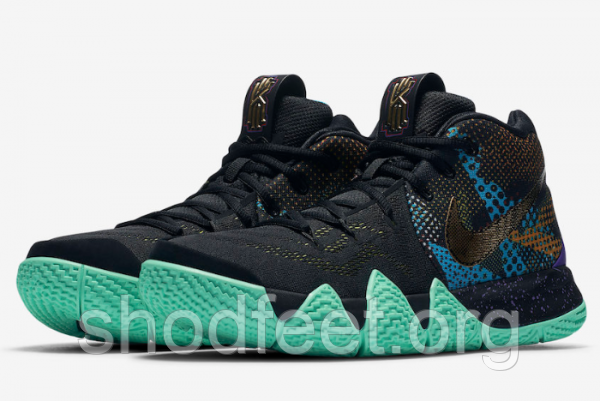 Чоловічі баскетбольні кросівки Найк Kyrie 4 Obsidian Black Blue