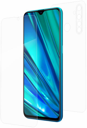 Гідрогелева захисна плівка AURORA AAA на Realme 5 Pro на весь екран прозора