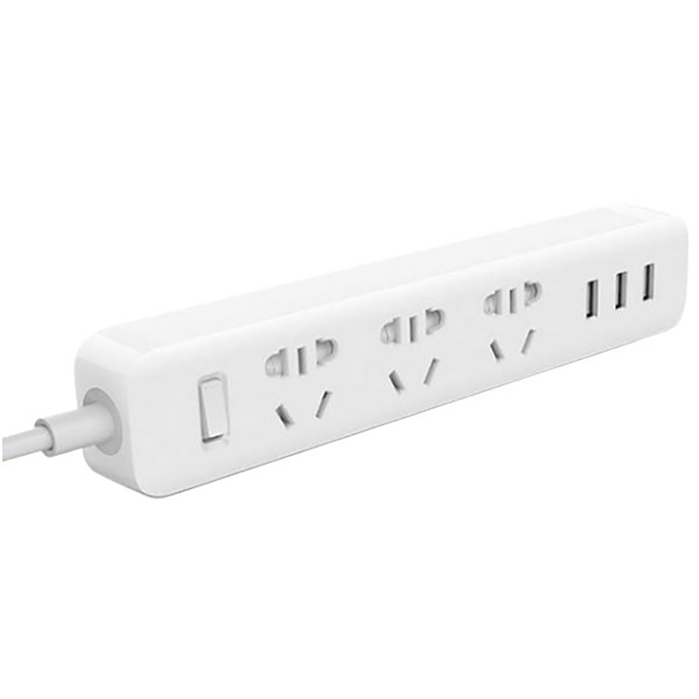 Мережевий фільтр Xiaomi Mi Power Strip White (3 розетки + 3 USB) (6934177700866)