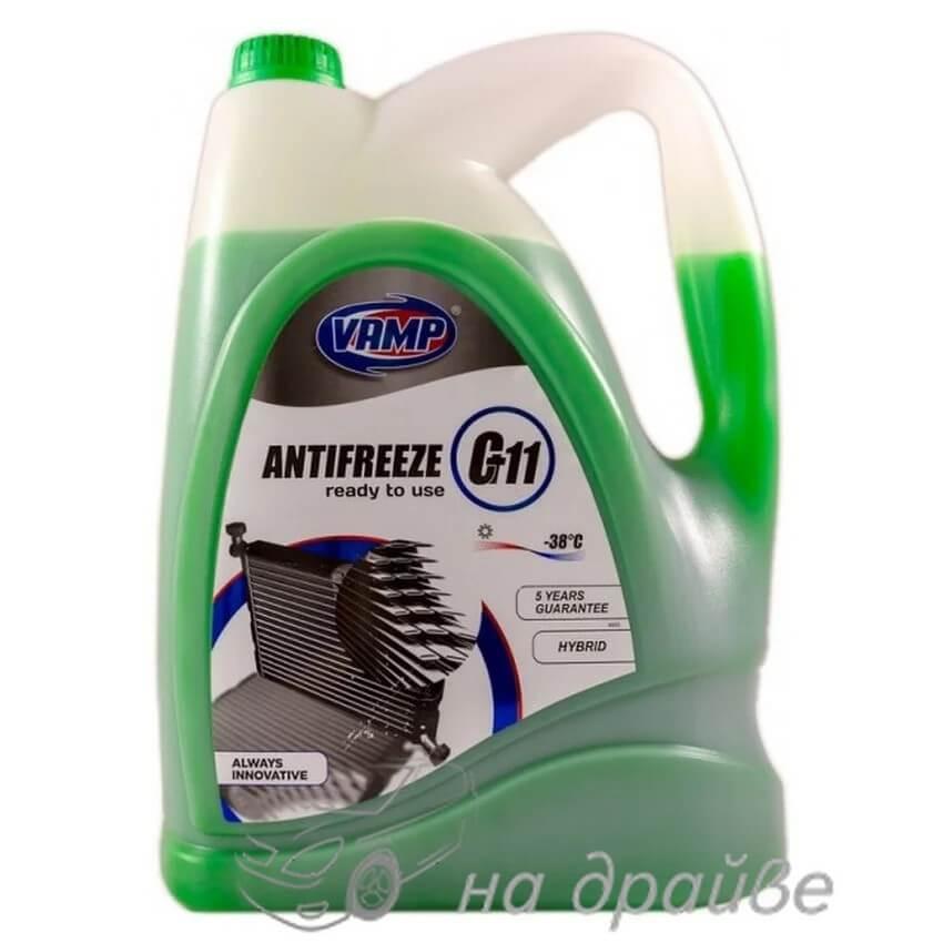 Антифриз -40 G11 зелений 5л/5,00 кг ВАМП
