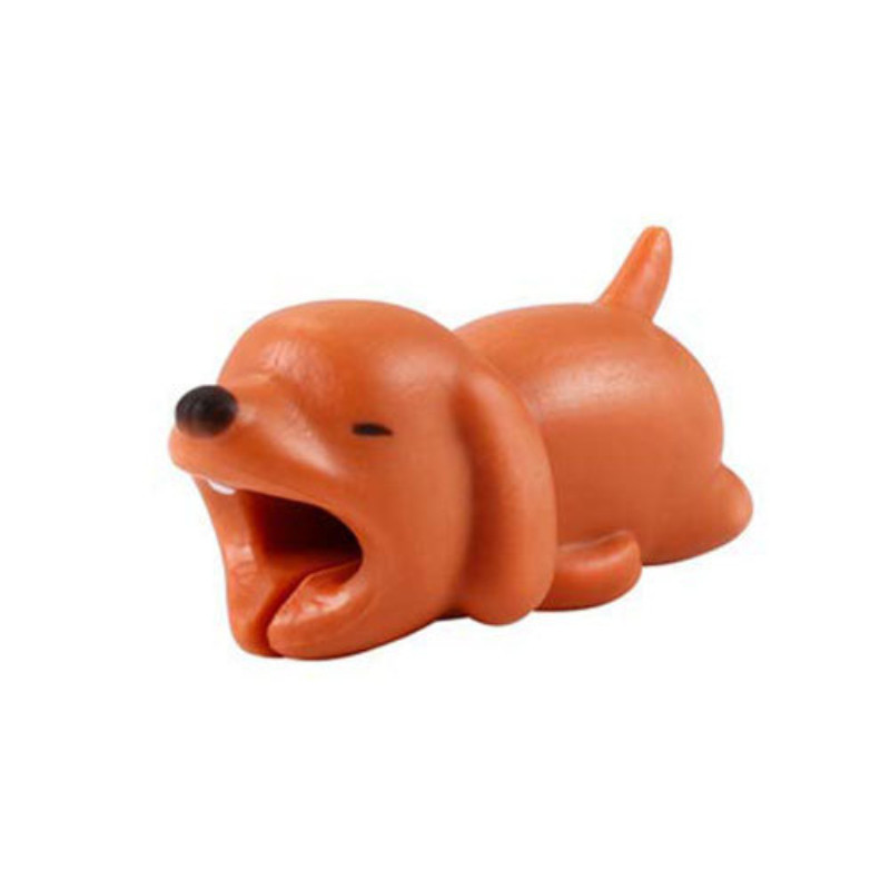 Захист кабелю, Захист для дроту, органайзер Alitek Animals Собачка Brown