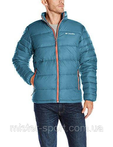 Мужская куртка Columbia Men's Frost-Fighter Puffer Jacket, Blue Heron Hot, Pepper размер XL