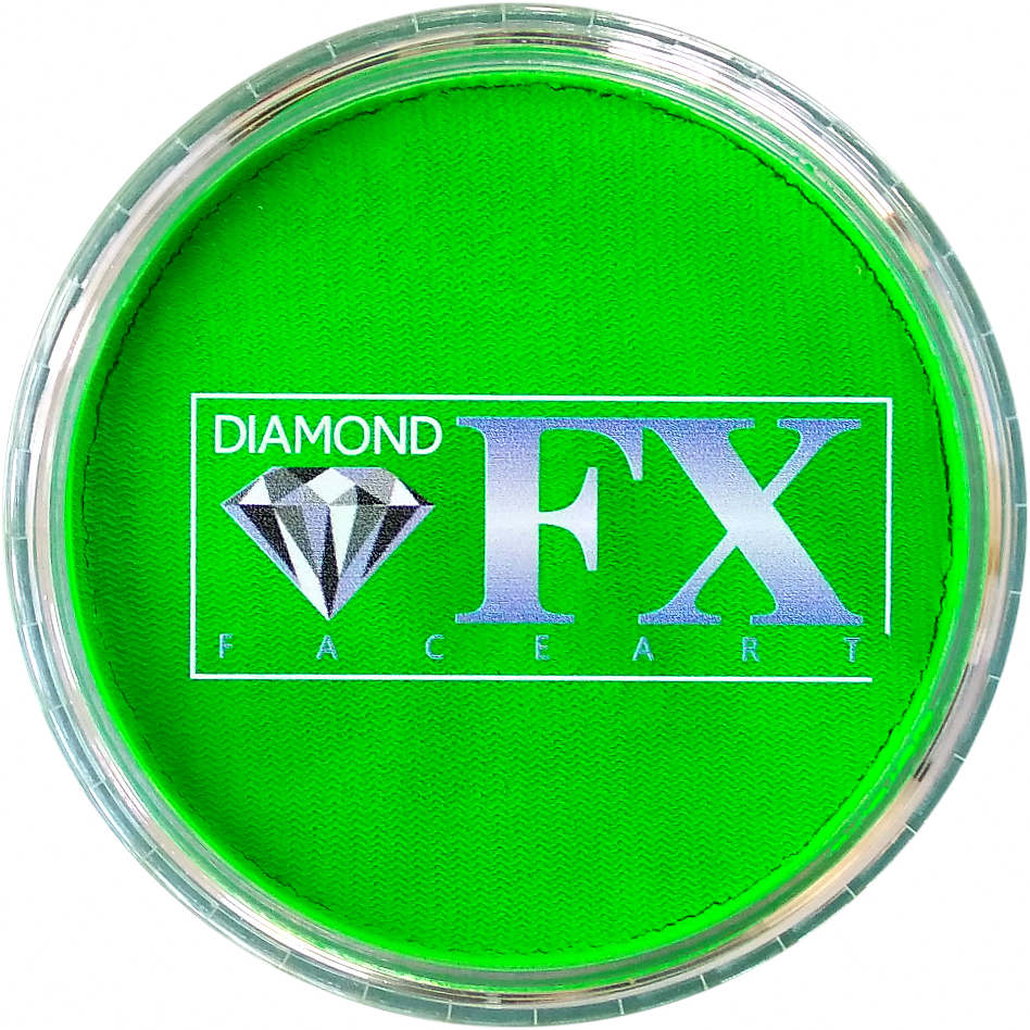 Аквагрим Diamond FX неон зелений 45g