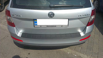Skoda A7 (2013-2020) Combi - накладка на задній бампер