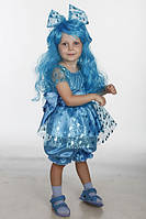 Карнавальный костюм Мальвина, костюм Мальвины для девочки 104, с париком