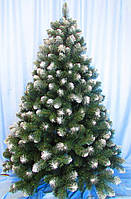 Ялинка "Лісова королева з білим напиленням" 220см