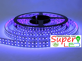Дворядна світлодіодна стрічка 240 UV Ультрафіолет 12V
