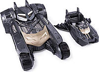 Машинка 2 в 1 Бэтмобиль и Бэтбоут Batman Batmobile and Batboat 2-in-1 Transforming Vehicle 6055295