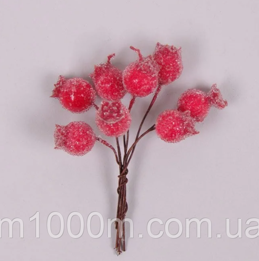 Ягоди горобини цукрові, пучок ягід. Одна гілочка 8 ягід. Ціна за 1 гілочку