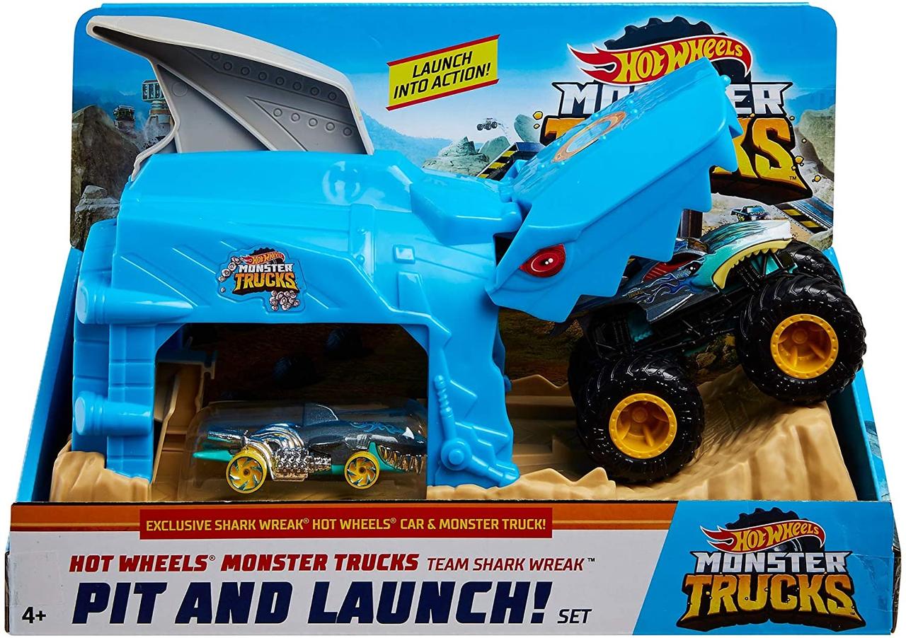 Ігровий набір Гот Вілс Змінна акули Hot Wheels Monster trucks GKY01/GKY03