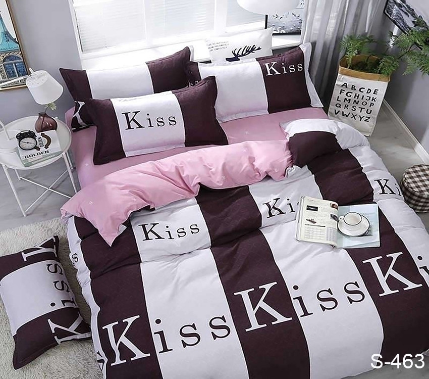 Постільна білизна KISS, сатин