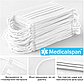 Маска медична тришарова Повсякденна Medicalspan біла 50 шт., фото 3