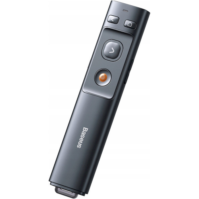Лазерна указка Baseus Orange Dot Wireless Presenter (Red Laser) Grey (ACFYB-B0G)
