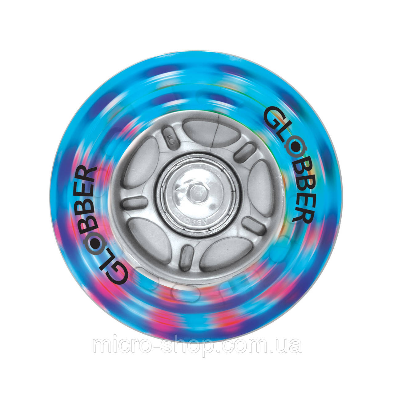 LED колесо заднє 80*24 мм для самокату Globber Primo, My Free, EVO, Go Up, Lights