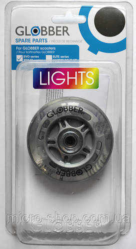 Купить LED колесо заднее светящееся 80*24 мм для самоката Globber Primo ...