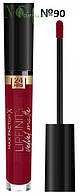 Жидкая помада для губ Max Factor Lipfinity Velvet Matte №90 Rustic Red 3.5 мл