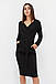 Вишукане класичне жіноче плаття Mishell, чорний, фото 4