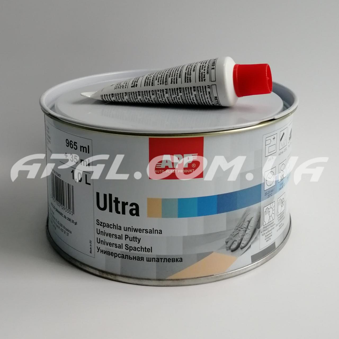 APP ULTRA 2K Шпаклівка універсальна, полегшена 500 мл