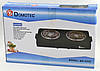 Плита електрична на 2 комфорки 1000 Вт Domotec MS-5532, фото 3