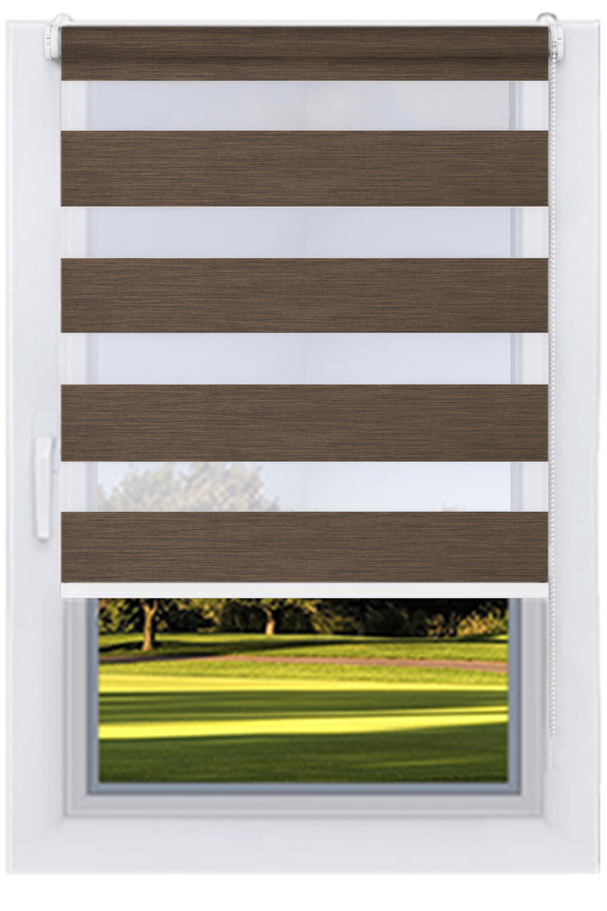 Рулонні штори День-Ніч Венге (1506)