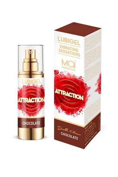 Збудливий рідкий вібратор MAI Lubigel Liquid Vibrator Chocolate