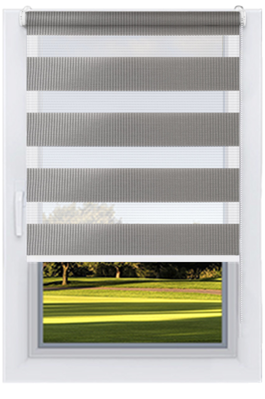 Ролета День ніч Сталевий сірий