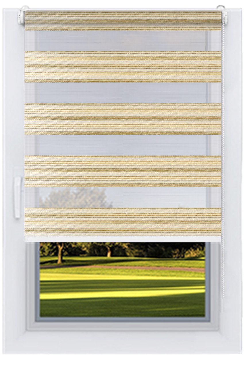 Ролета День Ніч Меланж Шампань