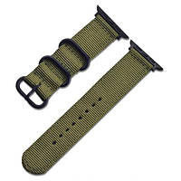 Нейлоновый ремешок Primolux Traveller для часов Apple Watch 38mm / 40mm / 41mm - Army Green