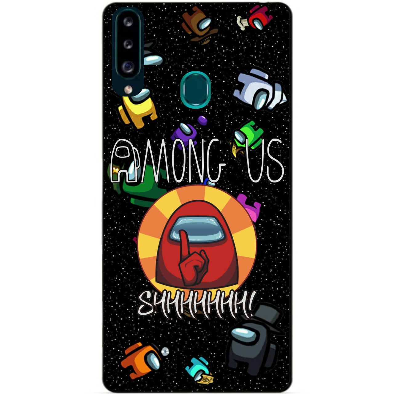 Силіконовий бампер чохол для Samsung A20s 2019 Galaxy A207f з малюнком Бравл Старс
