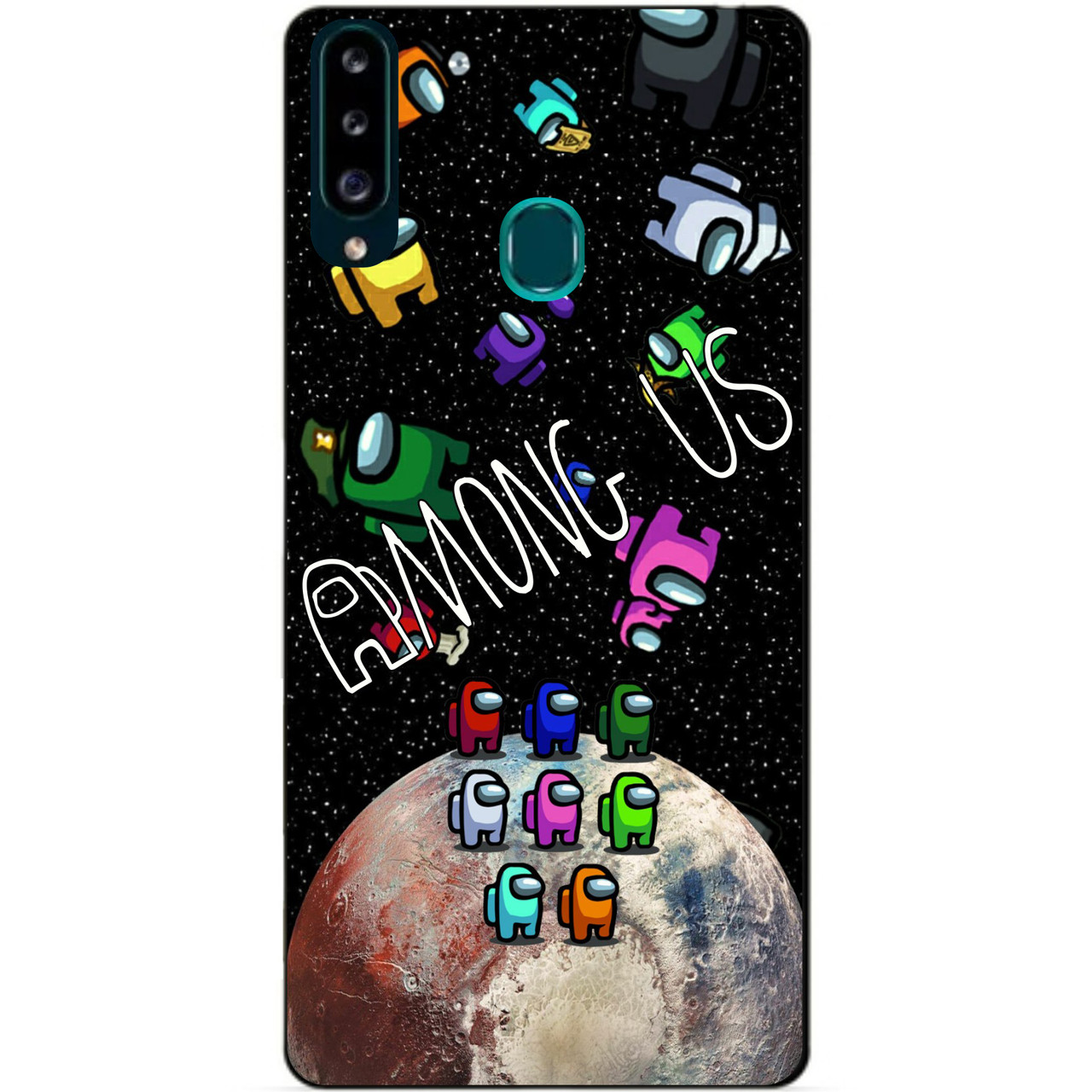 Силіконовий бампер чохол для Samsung A20s 2019 Galaxy A207f з малюнком Бравл Старс