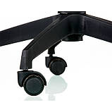 Крісло для офісу Admit чорне зі спинкою сітка, фото 10