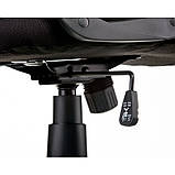 Крісло для офісу Admit чорне зі спинкою сітка, фото 9