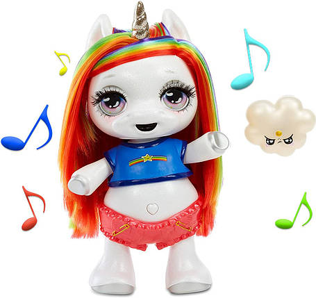Інтерактивний танцюючий єдиноріг Пупси Райдужний Poopsie Dancing Unicorn Rainbow Brightstar, фото 2