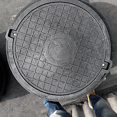 Кришка полімерпещана "ГТС" Т 17т. (25 кг) (Ø672мм.)