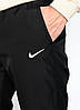 Вітровка Анорак теплий Найк, Nike синьо - чорний + Штани President + подарунок Барсетка, фото 5