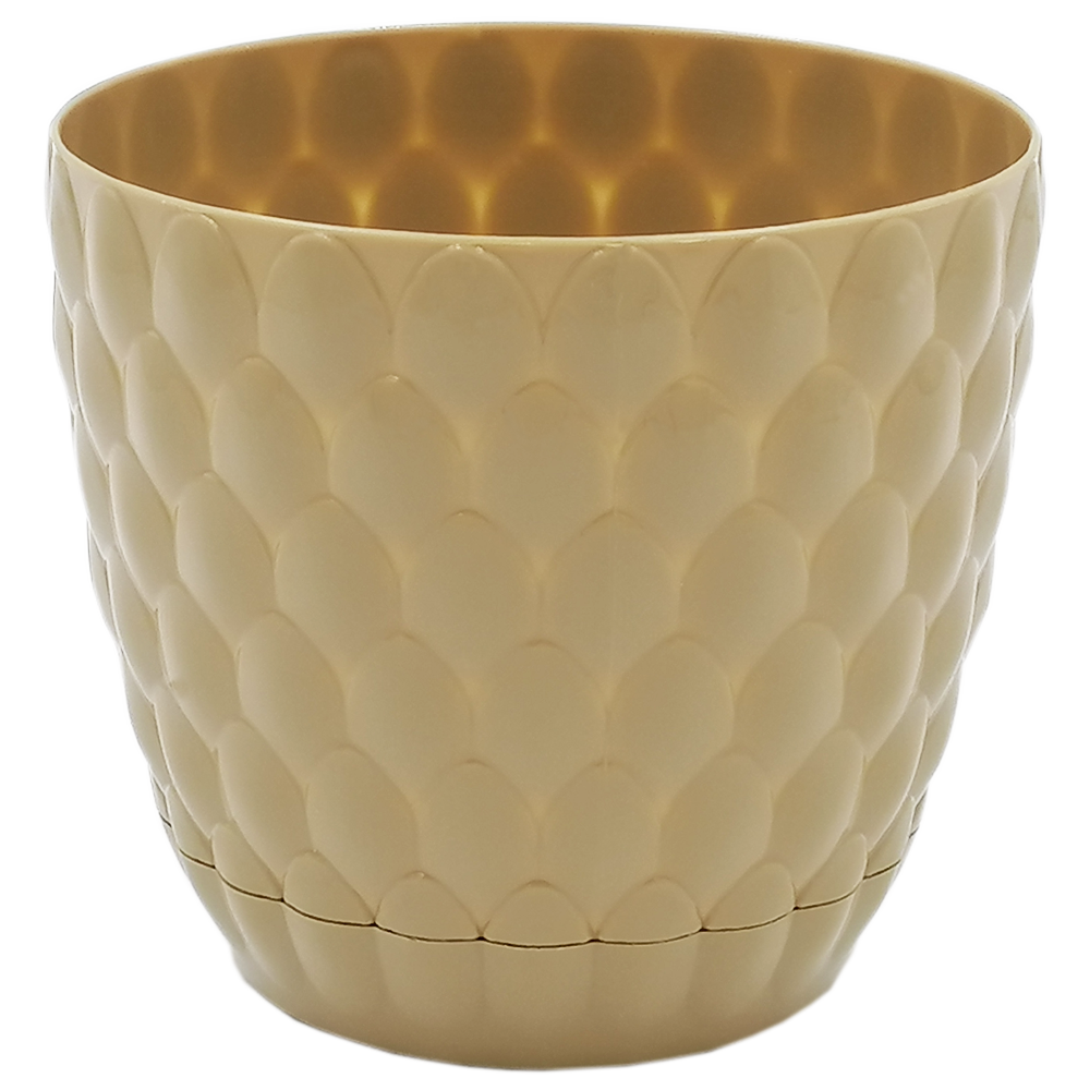 Горщик для квітів Pinecone 3 л бежевий, фото 1
