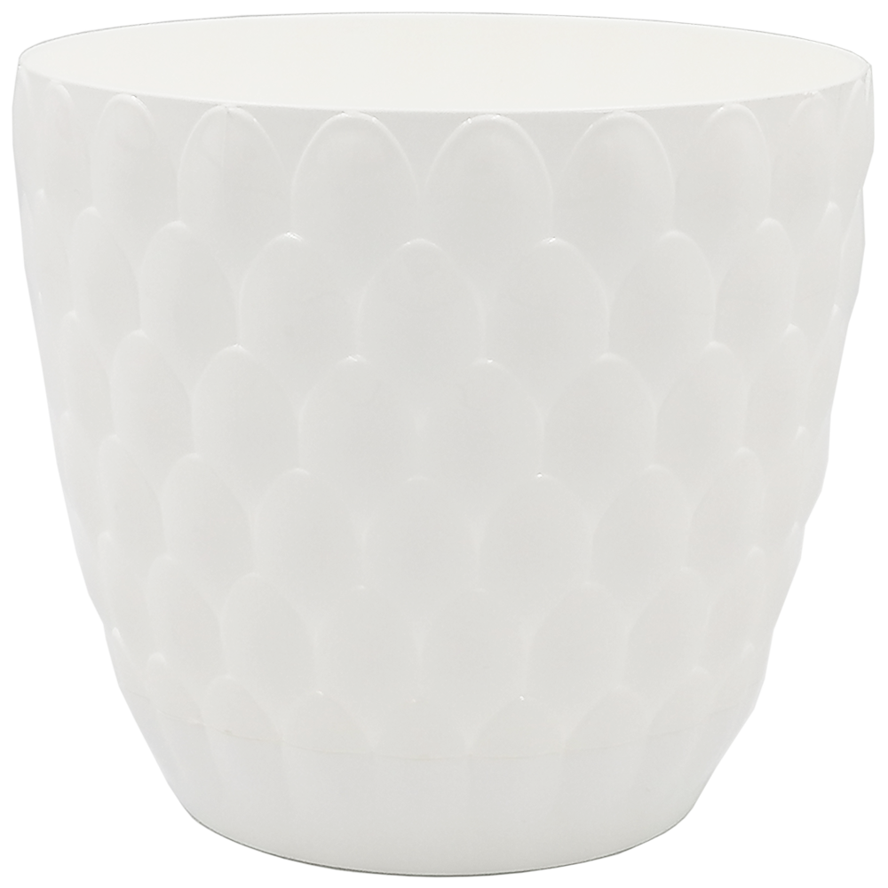 Горщик для квітів Pinecone 5,6 л білий, фото 1