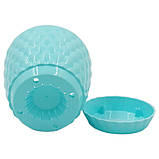 Горщик для квітів Pinecone 5,6 л бірюзовий, фото 3