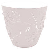 Горшок для цветов 3D 0,7 л розовый, фото 2