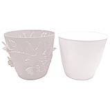 Горшок для цветов 3D 0,7 л розовый, фото 4