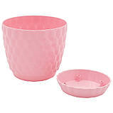 Горщик для квітів Pinecone 3 л рожевий, фото 2