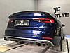 Спойлер Audi A5 B9 (2016+) тюнінг сабля (3 частини) карбон, фото 6