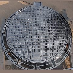 Кришка чавунна С 12,5т.(кг) (Ø620*40 мм.)