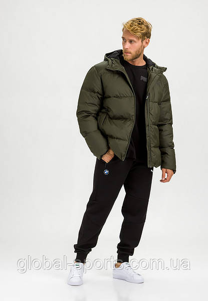 Puma downguard 600 top long jacket olive