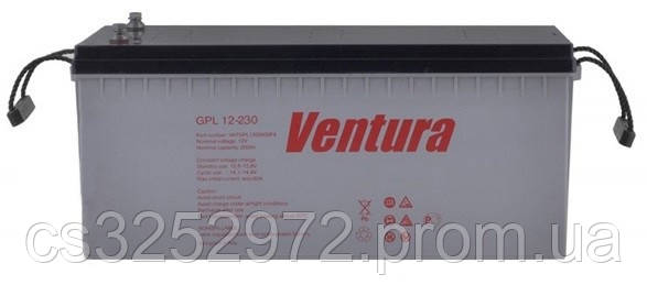 Мультигелевий акумулятор Ventura GPL 12-230  12В 230Агод