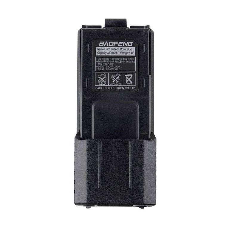 Посилена акумуляторна батарея Baofeng 3800Mah для рації Baofeng UV-5R Посилень акумулятор для Baofeng UV5R