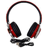 Bluetooth навушники бездротові J39S 6964, червоні, фото 2