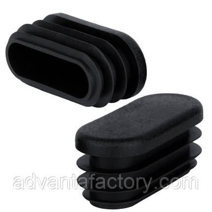 Заглушка овальна внутрішня 50х25 мм, фото 3