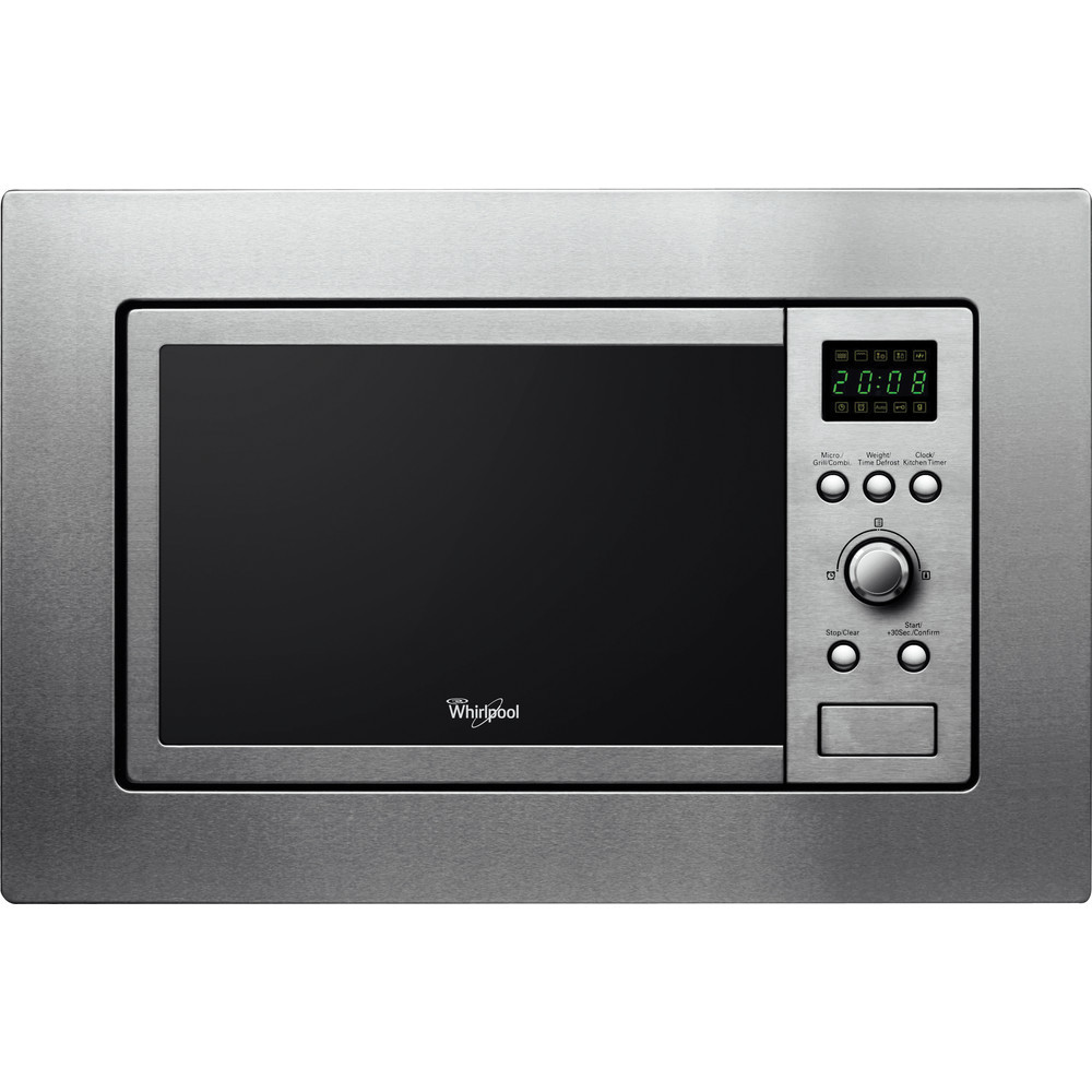 Мікрохвильова піч Whirlpool AMW 140 IX (вбудовувана, 1000 Вт, 20 л)