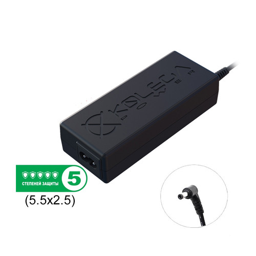 Зарядне для ноутбука Lenovo 20V 4.5 A, 90W, 5.5*2.5 мм, 3 hole, black (SL-214D) без кабелю живлення